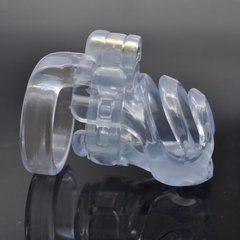 Small Red Resin Male Chastity Cage - Includes 4 RingsSmall Clear Resin Male Chastity Cage - Includes 4 Rings IXI53138 фото