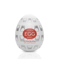 Мастурбатор-яйцо Tenga Egg Boxy с геометрическим рельефом SO5488 фото