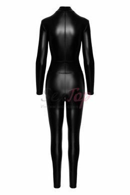 Комбинезон Noir Handmade F319 Caged wetlook catsuit with zippers and ring - XXL &mdash;  фото товара 6
