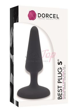 Анальная пробка Dorcel Best Plug S мягкий soft-touch силикон, макс. диаметр 3,1см &mdash;  фото товара 2