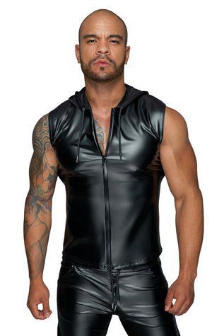 Безрукавка з капюшоном Noir Handmade H062 Hooded Shirt - L - фото товару 1