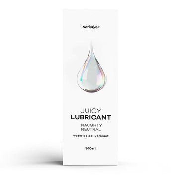 Лубрикант на водній основі Satisfyer Juicy Lubricant Naughty Neutral water based 300 мл,  - 1