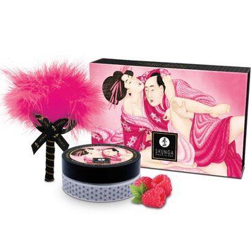 Массажная пудра Shunga Kissable Massage Powder Raspberry Feeling,  - 1