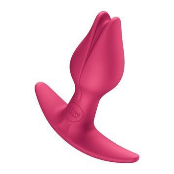 Анальная пробка Fun Factory BOOTIE FEM Raspberry, в виде бутона, диаметр 2,9 см, тонкий ограничитель,  - 1