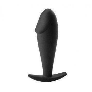Анальная пробка черного цвета Uabdsm Anal Plug, Черный - 1