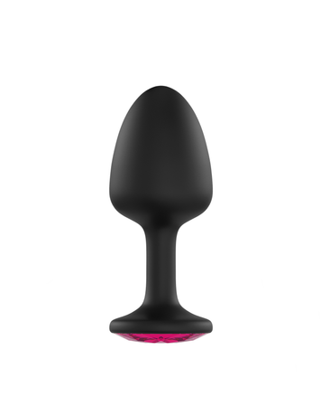 Анальная пробка Dorcel Geisha Plug Ruby M с шариком внутри, создает вибрации, макс. диаметр 3,2см &mdash;  фото товара 1