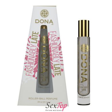 Духи с роликовым нанесением DONA Roll-On Perfume - Fashionably Late (10 мл), вариант для сумочки SO2101 фото