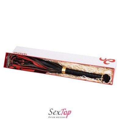 Флогер LOCKINK SEVANDA Red & Black Braided Tail Flogger - SX0876