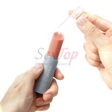 Вібратор-помада IROHA STICK Grey - фото товару 7