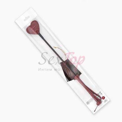 Шлепалка Liebe Seele Wine Red Riding Crop with Heart-Shape Tip &mdash;  фото товара 5