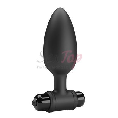 Анальная вибропробка черная Mr Play Vibrating Anal Plug &mdash;  фото товара 3