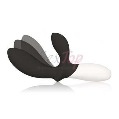 Масажер простати LELO Loki Wave 2 Black, 2 мотори, манливий рух + вібрація - фото товару 2