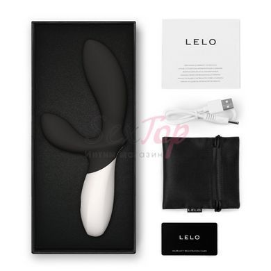 Масажер простати LELO Loki Wave 2 Black, 2 мотори, манливий рух + вібрація - фото товару 3