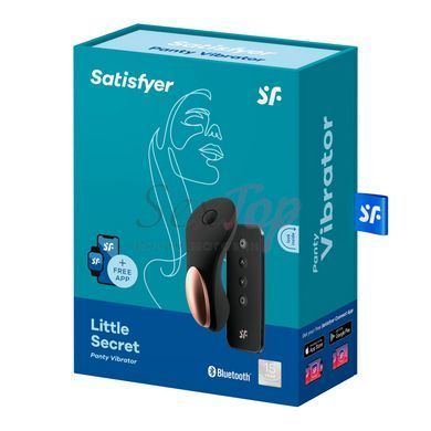 Смарт-вибратор в трусики Satisfyer Little Secret с пультом ДУ &mdash;  фото товара 8