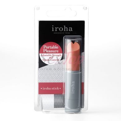 Вібратор-помада IROHA STICK Grey - фото товару 3