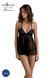 Пеньюар Passion KERRIA CHEMISE black S/M - ECO Passion &mdash; фото 1 из 8