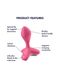 Анальна пробка з вібрацією Satisfyer Game Changer Pink (м'ята упаковка!!!) SO6104-R фото 5