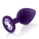 Набор анальных пробок с кристаллом Rianne S: Booty Plug Set Purple, диаметр 2,7см, 3,5см, 4,1см SO3908 фото 6