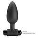 Анальная вибропробка черная Mr Play Vibrating Anal Plug &mdash; фото 7 из 8