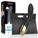 Вибратор вагинальный с клиторальным отростком черный Ibiza Super Soft Rabbit Vibrator &mdash; фото 1 из 10