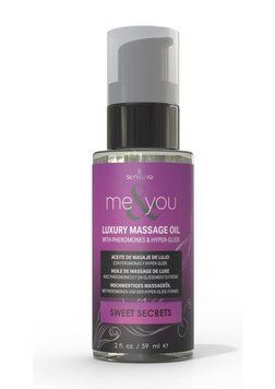 Массажное масло Sensuva Me&You - Sweet Secrets (Pomegranate, Fig, Coconut & Plumeria) 59 мл,  - 1