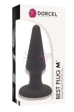 Анальная пробка Dorcel Best Plug M мягкий soft-touch силикон, макс. диаметр 4,1см &mdash;  фото товара 2