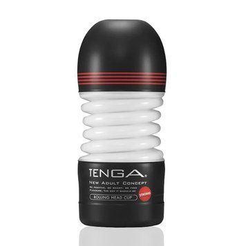 Мастурбатор Tenga Rolling Head Cup Strong з інтенсивною стимуляцією головки, Черный - 1