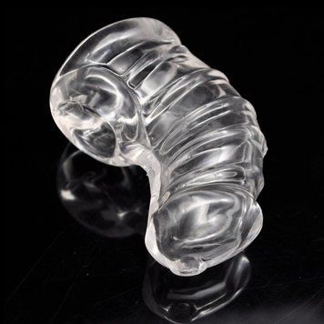 Силиконовый блокиратор эрекции Chastity Cage L &mdash;  фото товара 1