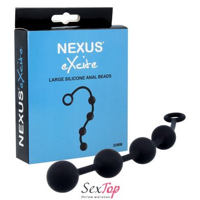 Анальні кульки Nexus Excite Large Anal Beads, силікон, макс. діаметр 3 см SO3843 фото