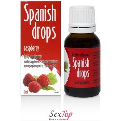 Возбуждающие капли Spanish Drops Raspberry Romance, 15мл IXI22992 фото