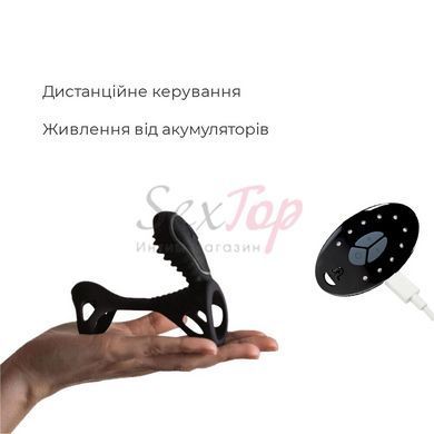 Вибронасадка на член Adrien Lastic Gladiator с пультом ДУ, размер F, стимуляция клитора и точки G &mdash;  фото товара 6