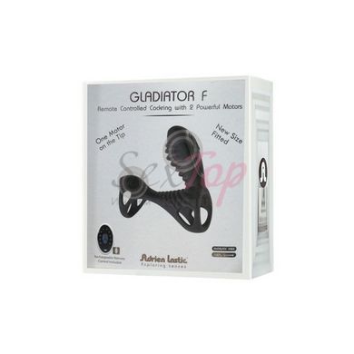 Вибронасадка на член Adrien Lastic Gladiator с пультом ДУ, размер F, стимуляция клитора и точки G &mdash;  фото товара 7