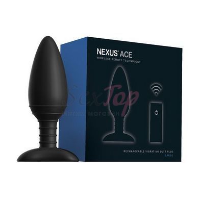 Анальна вібропробка Nexus ACE Large, з пультом ДК, макс. діаметр 5 см - фото товару 2