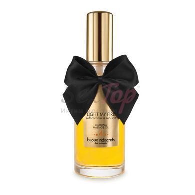 Разогревающее масло Bijoux Indiscrets Light my Fire - Caramel&Sea salt &mdash;  фото товара 2