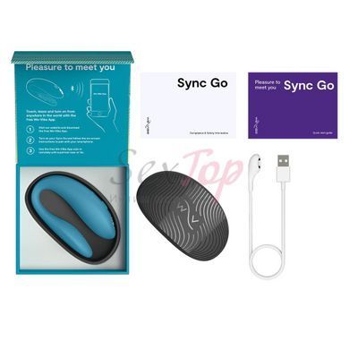 Смарт-вибратор для пар We-Vibe Sync GO Turquoise &mdash;  фото товара 8