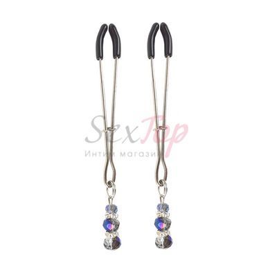 Затискач для сосків Art of Sex - Nipple Clamps Lovely Blue,  - 2