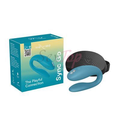 Смарт-вибратор для пар We-Vibe Sync GO Turquoise &mdash;  фото товара 10