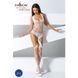 Бодистокинг Passion BS060 white, комбинезон, имитация трусиков и гольфиков &mdash; фото 2 из 5