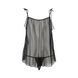 Сорочка прозрачная беби долл Passion MELANIA CHEMISE S/M black (мятая упаковка!!!),  фото 5