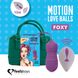 Вагинальные шарики с жемчужным массажем FeelzToys Motion Love Balls Foxy с пультом ДУ, 7 режимов SO3854 фото 1
