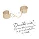 Наручники Bijoux Indiscrets Desir Metallique Handcuffs - Gold, металлические, стильные браслеты SO2664 фото 5
