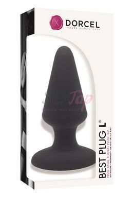 Анальна пробка Dorcel Best Plug L м'який soft-touch силікон, макс. діаметр 5,1 см - фото товару 2