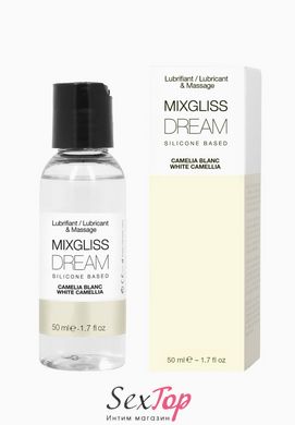 Лубрикант на силиконовой основе MixGliss DREAM - CAMELIA BLANC (50 мл) с ароматом белой камелии SO1363 фото