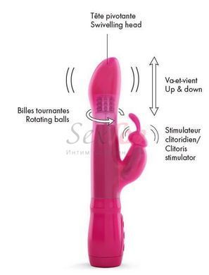 Вібратор Dorcel Furious Rabbit зі зворотно-поступальними рухами голівки - фото товару 2
