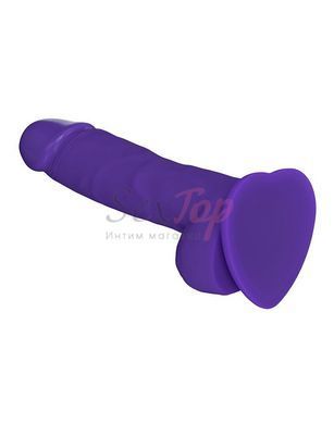 Реалистичный фаллоимитатор Strap-On-Me SOFT REALISTIC DILDO Violet - Size L &mdash;  фото товара 2