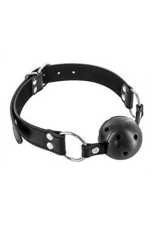 Повітропроникний кляп Fetish Tentation Rigid Gag Ball - фото товару 1
