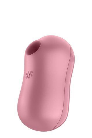 Вакуумный стимулятор с вибрацией Satisfyer Cotton Candy Light Red &mdash;  фото товара 1