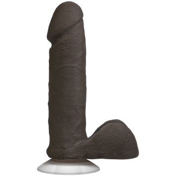 Фаллоимитатор Doc Johnson The Realistic Cock 6 inch Black - ULTRASKYN, Vac-U-Lock, диаметр 4,3см, Коричневый - 1