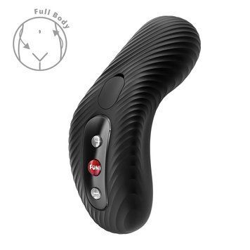 Накладний вібратор Fun Factory LAYA III Black, ефект постукування пальцем,  - 1