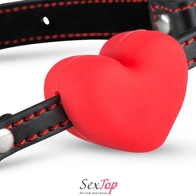 Силиконовый кляп в виде сердца Whipped - Heart Ball Gag SO5124 фото